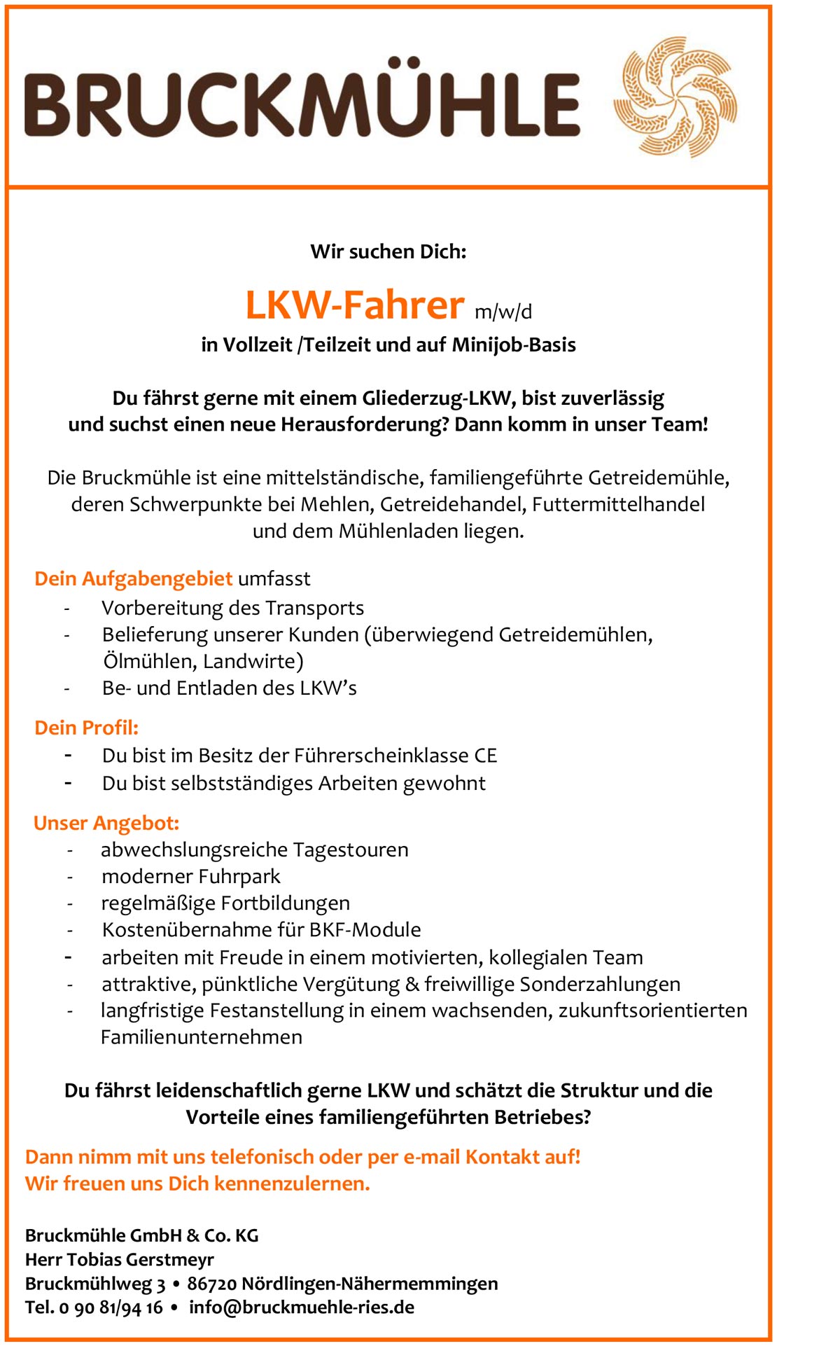 LKW Fahrer homepage